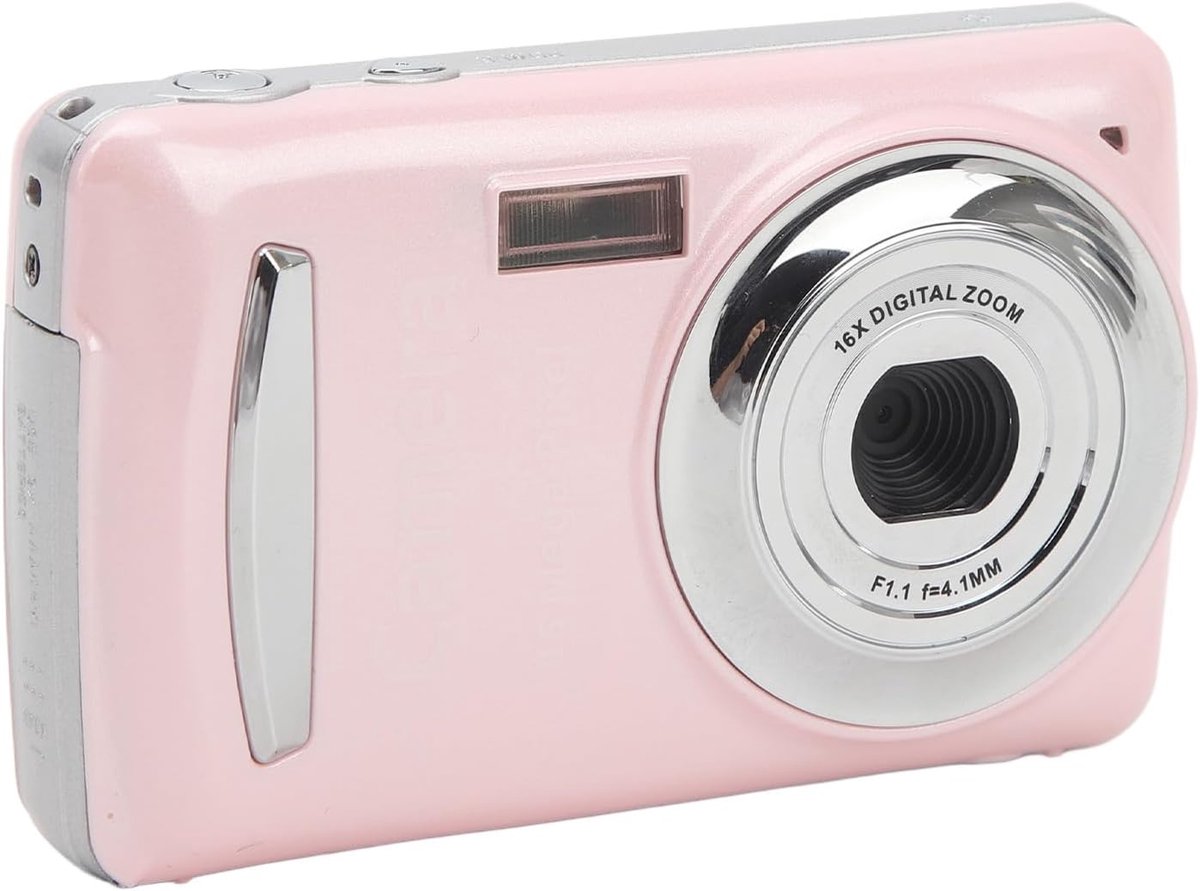 SnelShoppen - 2.4 Inch Draagbare Camera met 16X Digitale Zoom en 1080P Video-opname, 16MP Foto's, Autofocus Digitale Fotocamera voor Fotografie en Vid