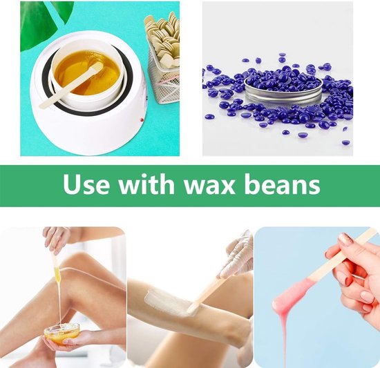 100 stuks houten stokjes voor het waxen van kleine waxstaafjes — afbeelding 3