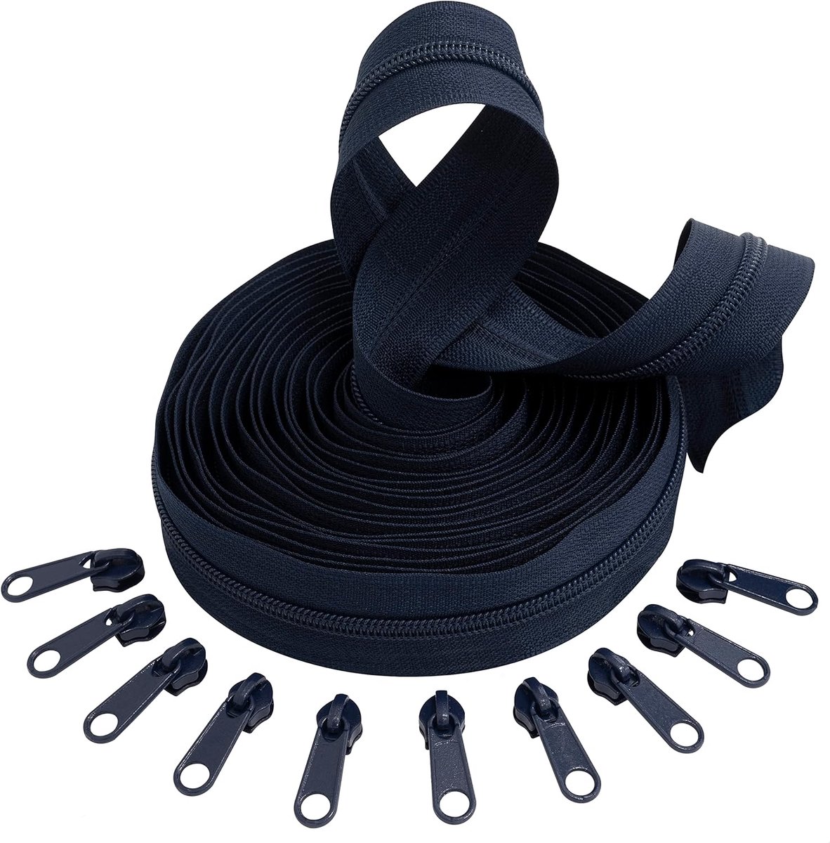C62772x5-C62864x10 - Set met versterkte ritssluiting, spiraal 5 m
