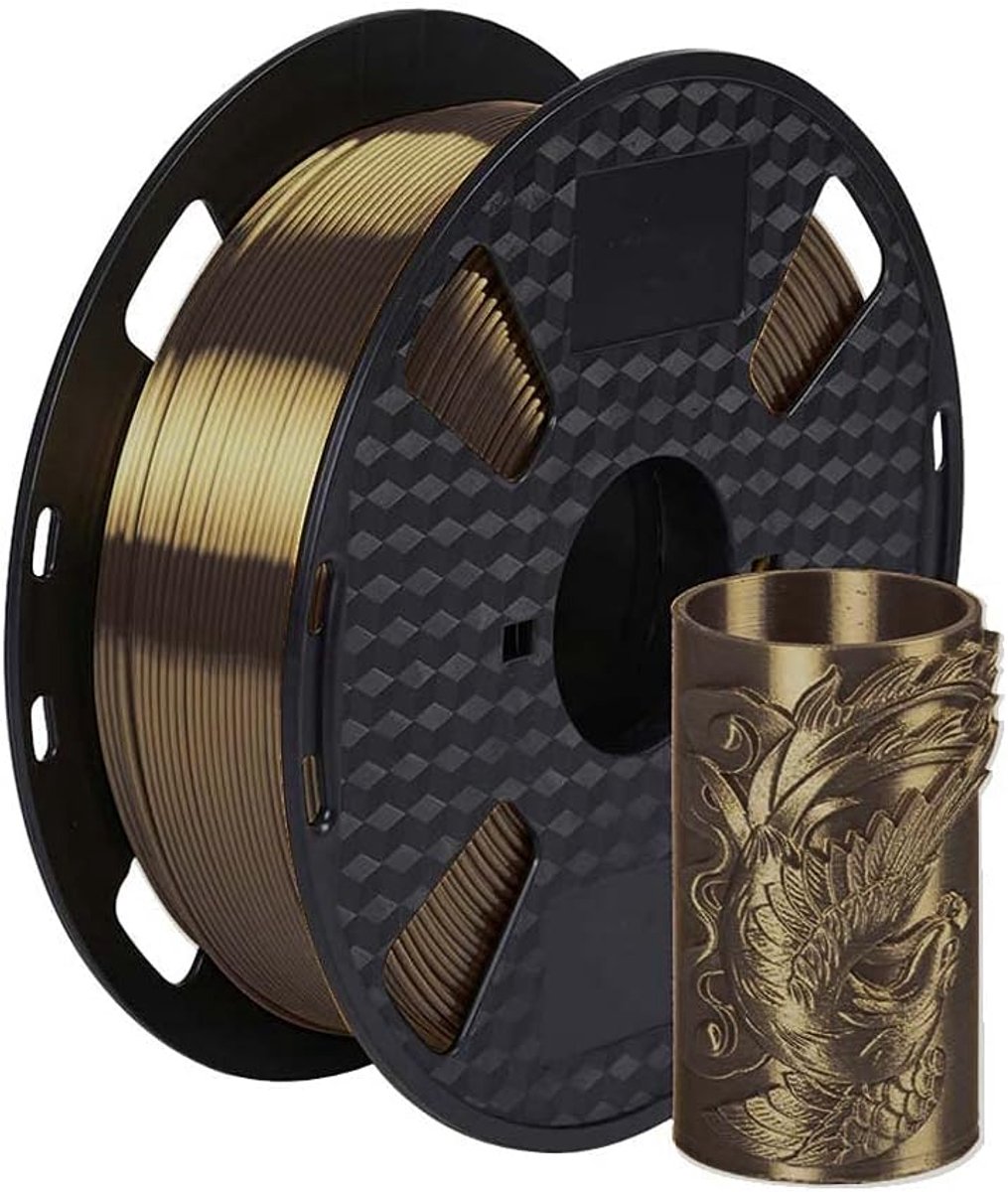 Mokka Bruin Pla Filament 1,75 mm 3D Printfilament 1 kg 2,2 lbs Spoel
