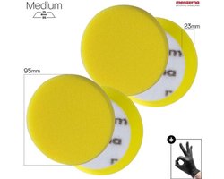 MENZERNA - Medium Cut Foam Yellow - ECCENTRIC/ROTARY - 95mm