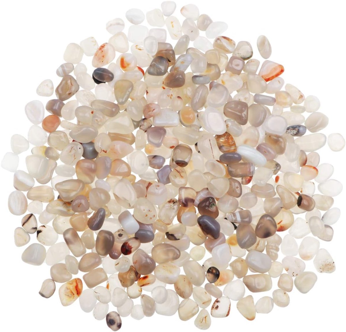 Agaat steen grind edelsteen natuurlijke kristallen kwarts gebruikt voor huisdecoratie vaas vuller zwembad potplant decoratie, S, Steen