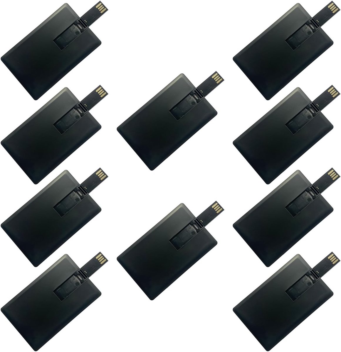 10 Pack Business Credit USB Flash Drives 8 GB (8 GB, zwart)