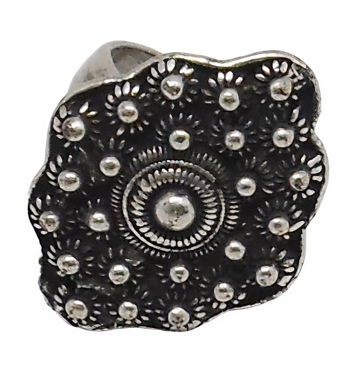 Zeeuws Meisje - Zeeuwse knop ring ruitje