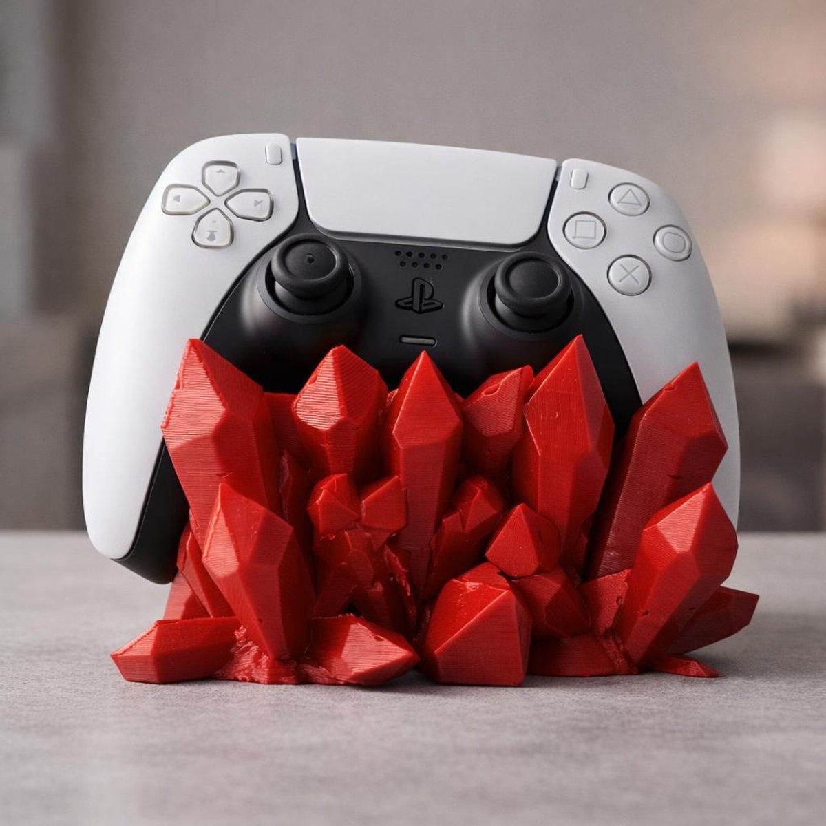 Skushy controllerstandaard compatibel met PS5 controller - crystal-style houder voor gameroom
