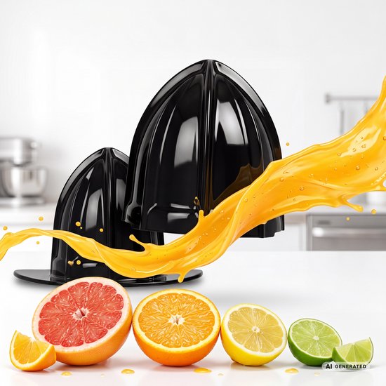 Bestron Citruspers Elektrisch - ACJ350Z - 40W - Incl. 2 perskegels, aromadeksel, sap reservoir - 0,7 Liter - Zilver - 5 jaar garantie van Merkloos — afbeelding 4