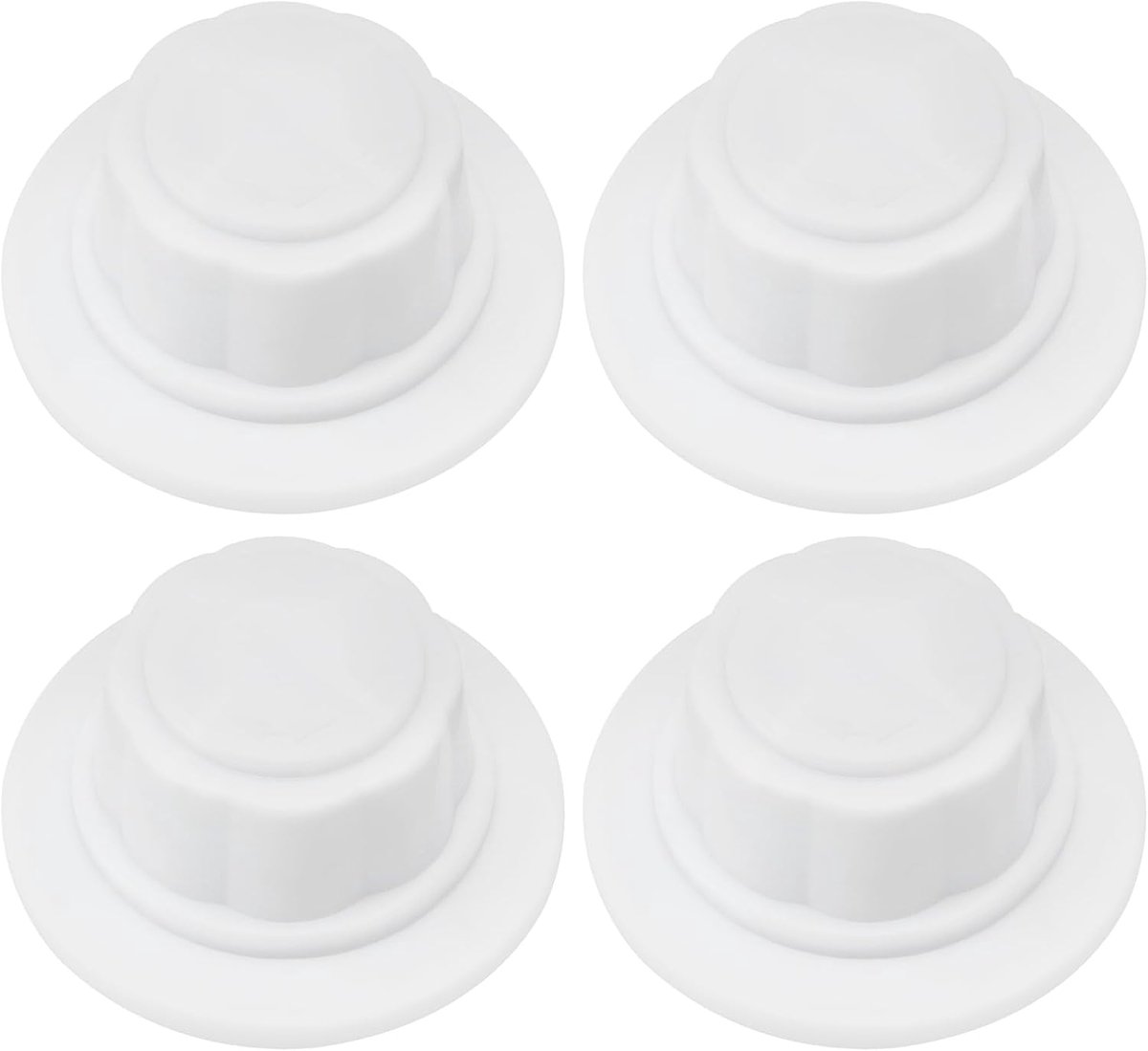 4-delige elektrische ventilatormoercover Compatibel met 12/14/16-inch ventilatoren Compatibel met verschillende modellen Staande sokkelventilator moercover Ventilator benodigdheden