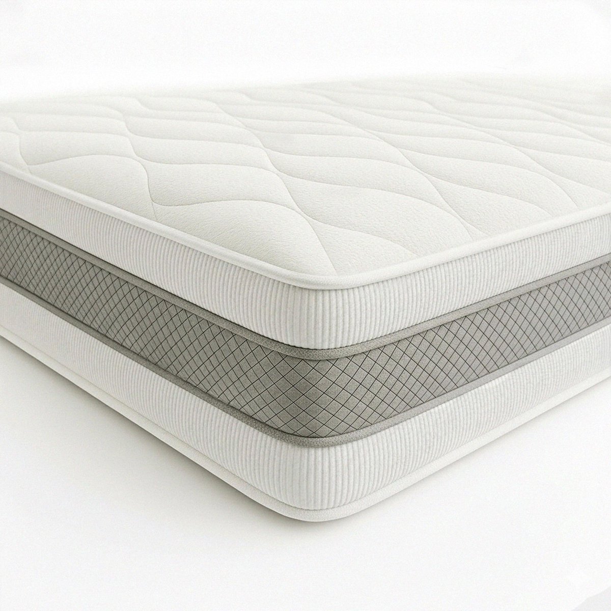 White Stone The White Stone Matras 140x190 20 cm hoge stevigheid | Made in Italy | Stevige ondersteuning voor optimale spierherstel bij sporters en actieve mensen Bianco, Grigio