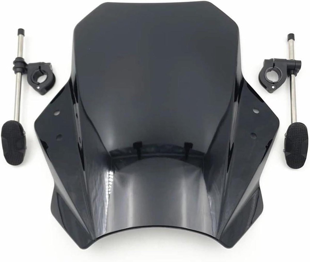 Motor Windscherm - Windgeleider Spoiler - Comfortabel Rijden - Verbetert Stabiliteit - Universele Pasvorm - Zwart