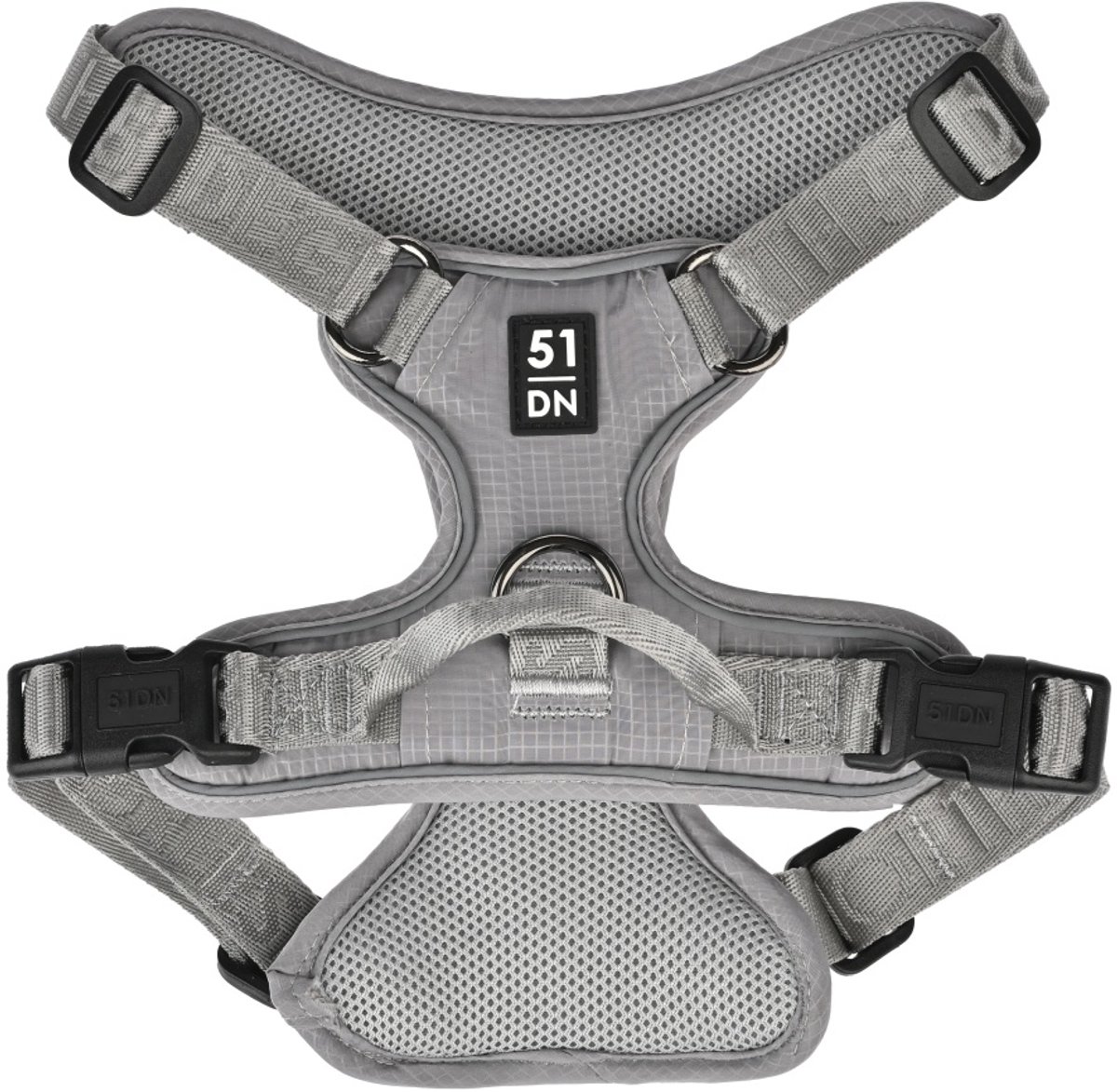 Y-tuig trail lichtgrijs XS borstomvang 40-51cm nekomvang 32-48cm
