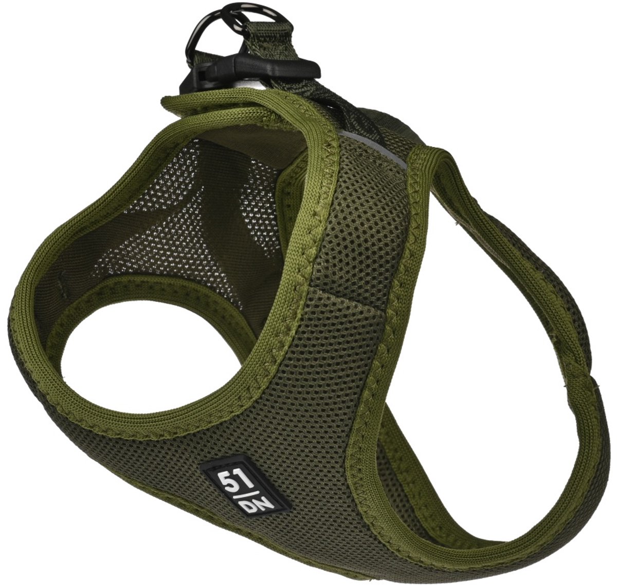 Y-tuig instap ademend groen XL borstomvang 57-65cm nekomvang 48-56cm