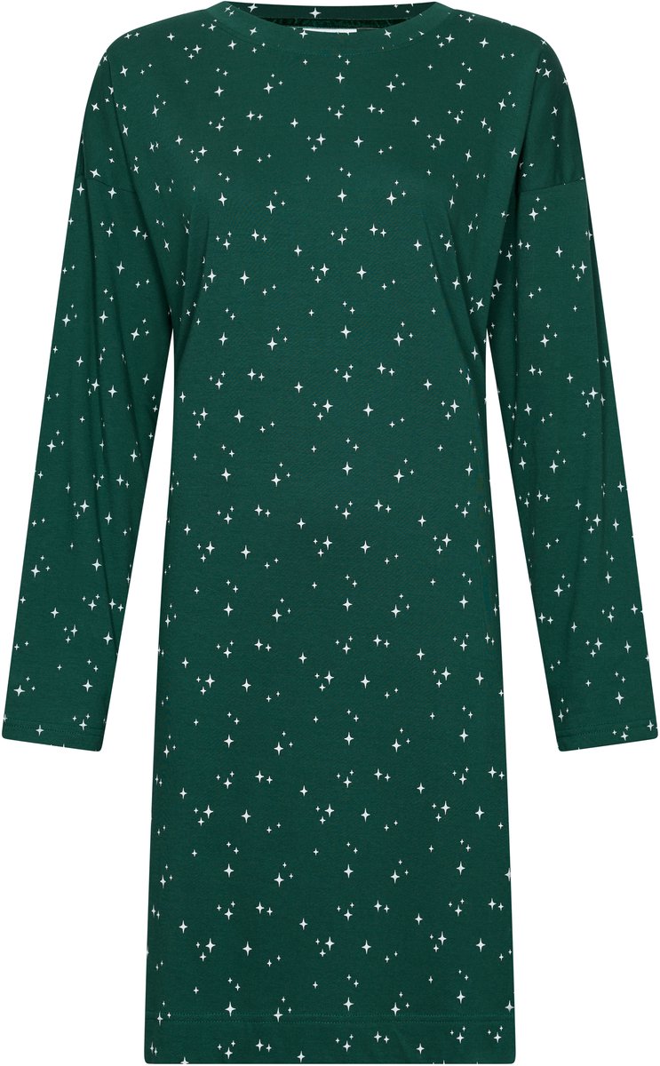 MyRebelle- Nachthemd - Cozy - Katoen - Groen - Maat 48