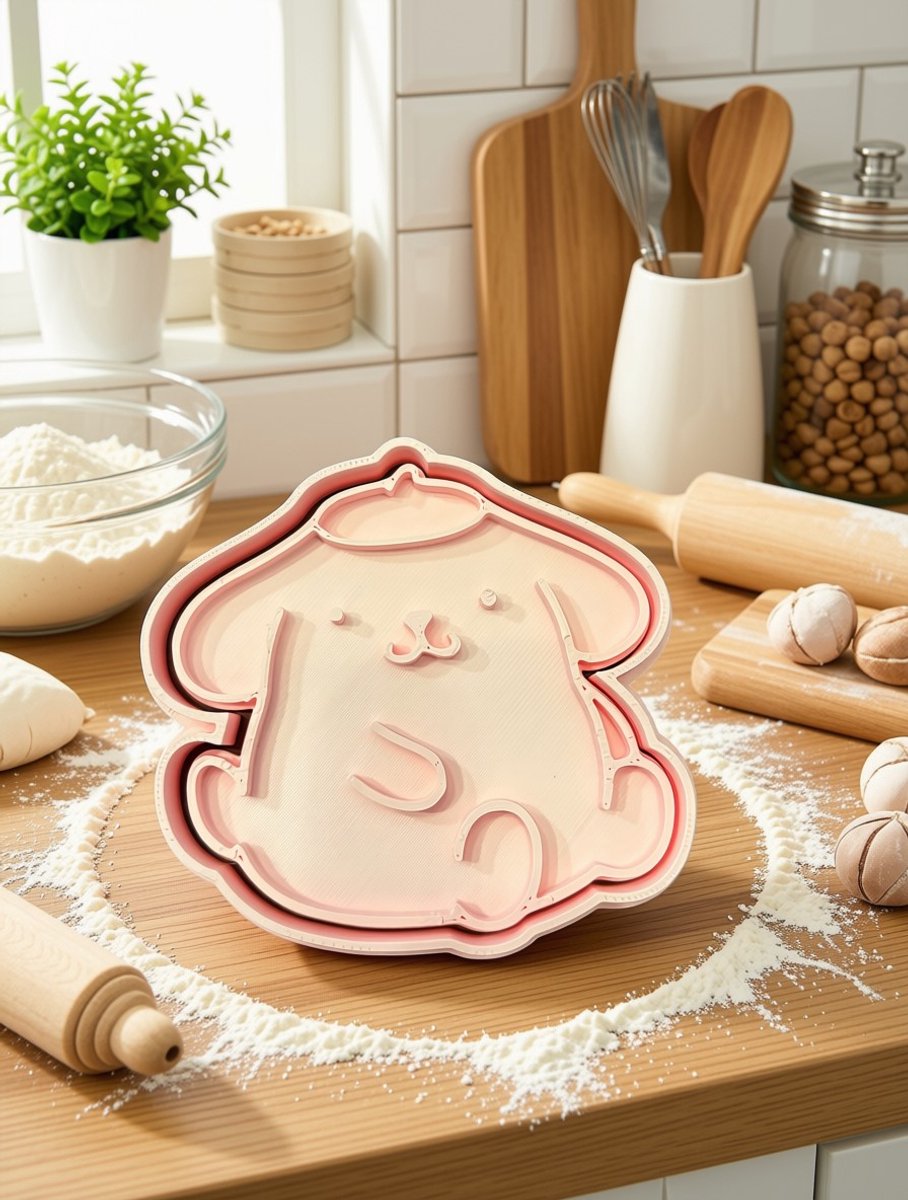 Set van 5 koekjesvormen – Schattige Karakters – Voor Koekjes, Fondant & Klei