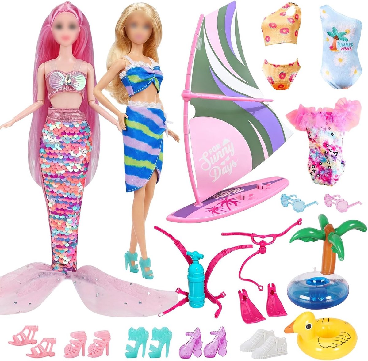 Zomerpoppenkleding voor 11,5 inch poppen - Mode, Speelgoed en Accessoires voor Kinderen