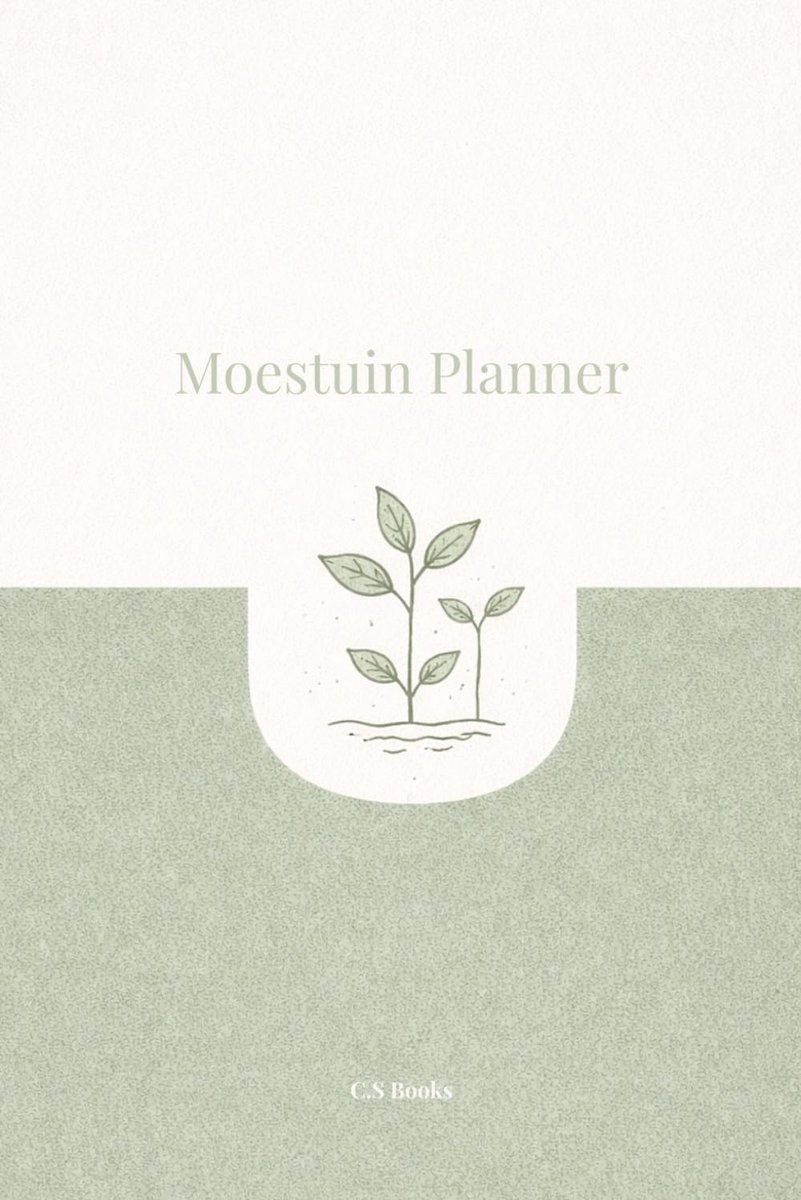 Moestuin Planner - A5 formaat - 12 maanden - overzichtelijk tuinieren - ShopVlot