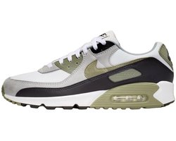 Nike Air Max 90 "Silver Sage" - Sneakers - Unisex - Maat 45 - Wit/Grijs/Olijfgroen