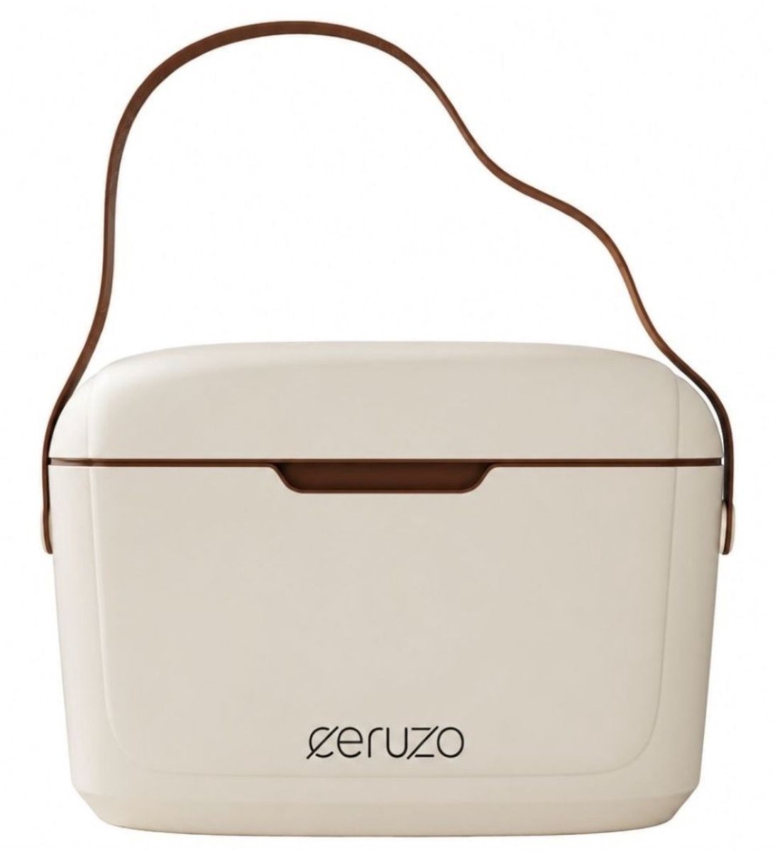 Ceruzo Koelbox 12 Liter - Taupebruin - Verstelbare Draagriem