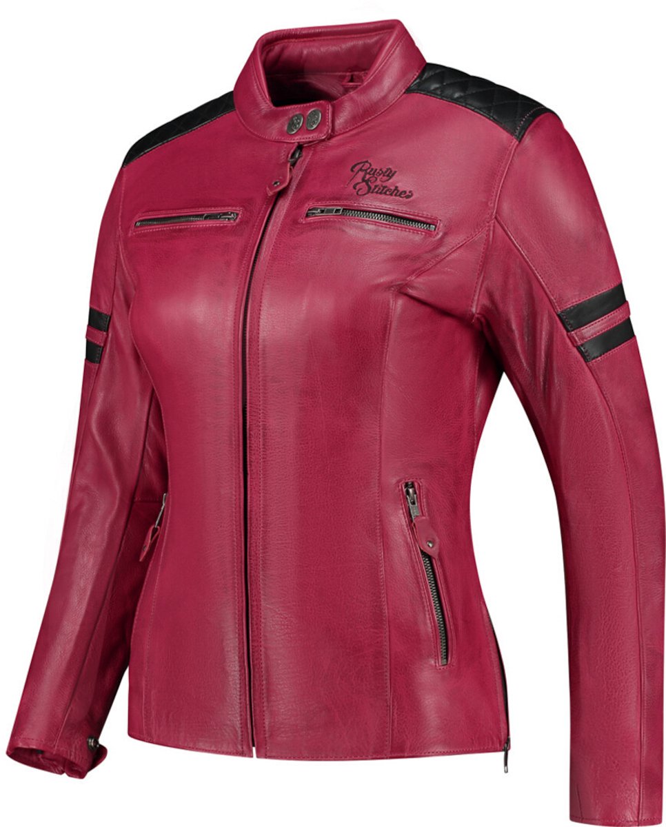 Rusty Stitches Joyce V2 Dames Motorfiets Leren Jas -
