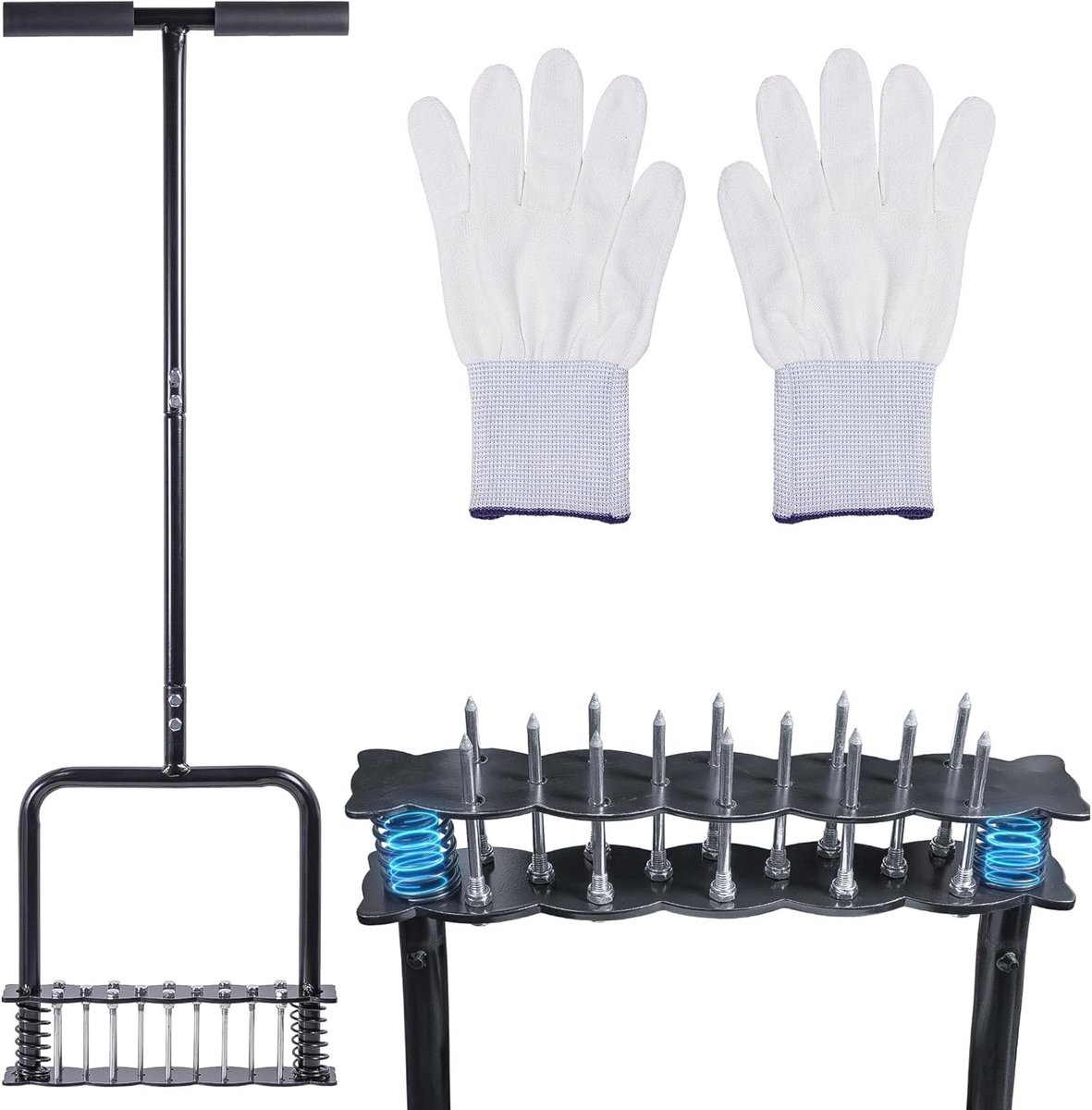 Handmatige Grond Beluchter met T-Handvat voor Verjonging van Gazon en Tuin