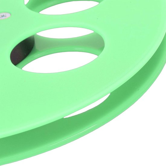 Lege Tape Reel - Opname Spoel - Audio Opnemen - Nab Flens Ontwerp - 7 Inch - Groen — afbeelding 3