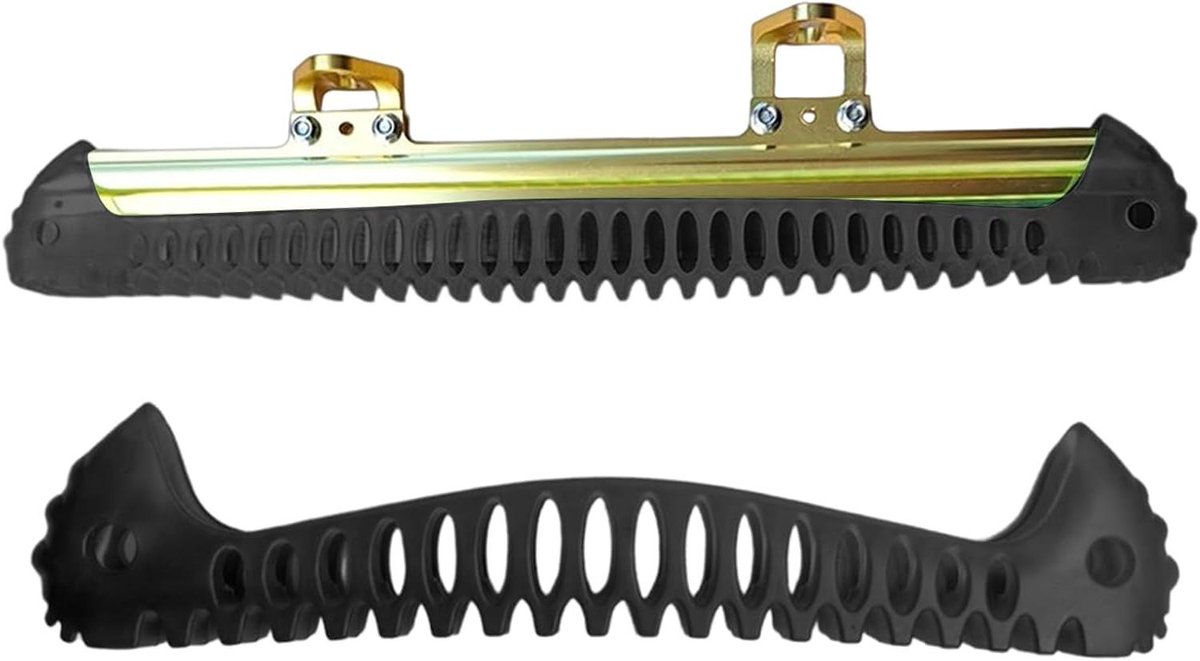 Schaatsbeschermers - Schaatsriemen Beschermers - Snel Schaatsen - Verbeterd Stabiliteitsontwerp - 35 cm - Zwart