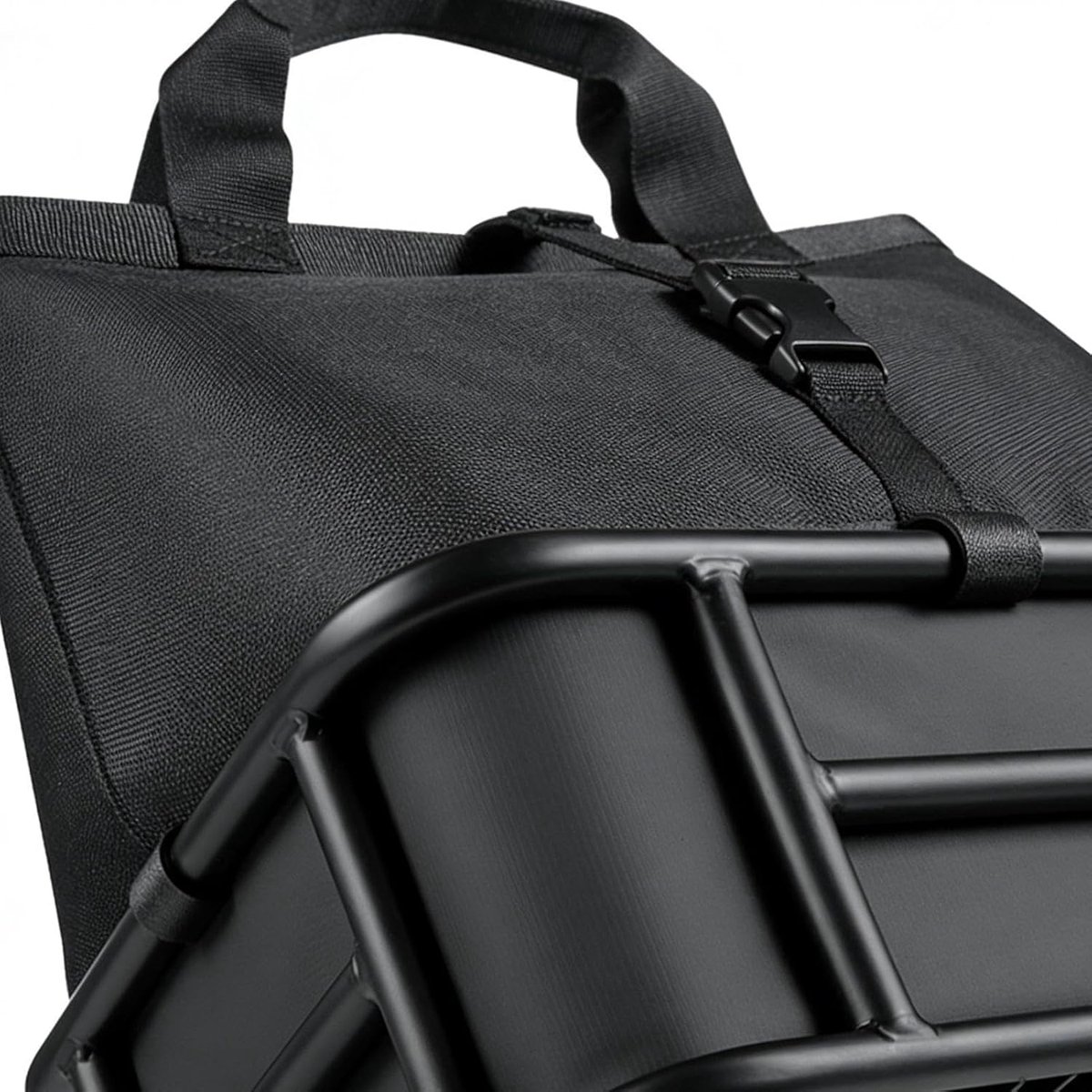 Fietsmand met snelsluiting - Fietsvoordrager Fietsmand - Fietsen en Boodschappen - Waterdichte afneembare voering - 34.4x30.5x15cm - Meerkleurig