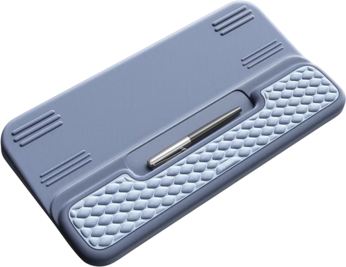 Toetsenbord Verhoger met Polssteun – Ergonomische Computer Accessoire, Polsondersteuning en Handsteun voor Bureau - Blauw
