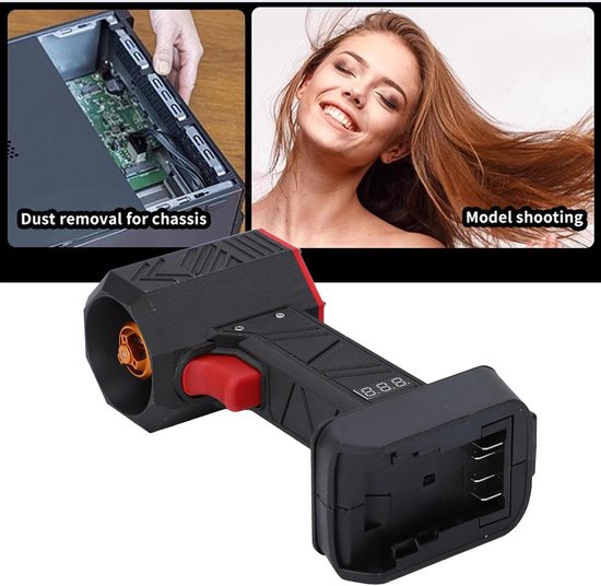 Elektrische Air Duster - Mini Jet Blower - Elektronica Reinigen - Borstelloze Motor - 710 g - Zwart — afbeelding 3