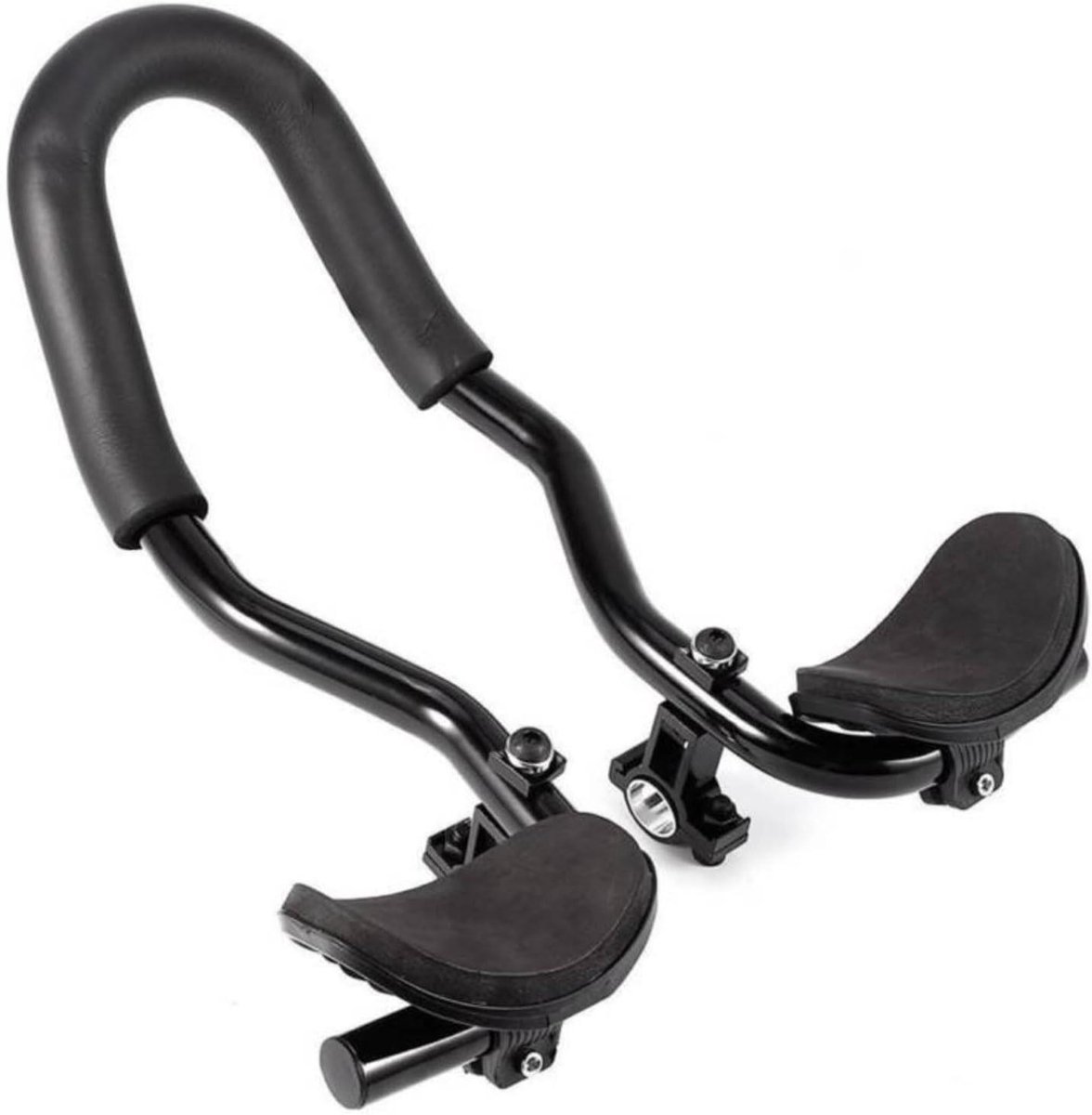 Fiets Aerobars - Triathlon Stuur - Comfortabel Fietsen - Verstelbare Pasvorm - 40 cm - Zwart