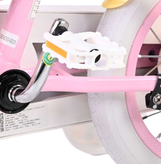 Koala Kinderfiets - Meisjes - 12 inch - Roze van koala — afbeelding 5
