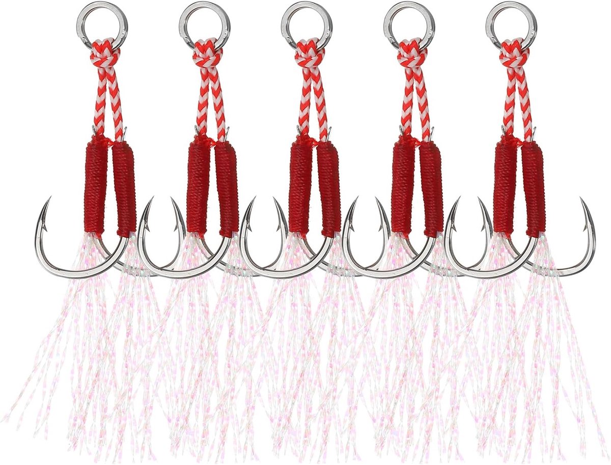 Haken Kit, Glow Jigging Haak Langzaam Snel Vallen Jigs Vishaak voor