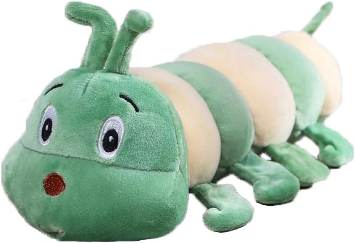 rups pluche, groene rups knuffeldier, mooie pluche decoratieve ornamenten, geweldig cadeau voor tieners en vrienden