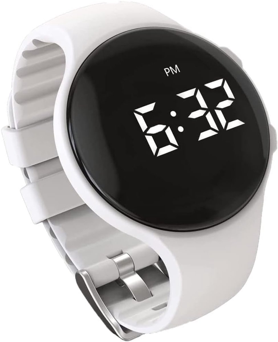 SnelShoppen - Vibratie Alarm Horloge voor Toilettraining en Medische Herinnering met Countdown Timer en Vergrendelscherm (Wit)