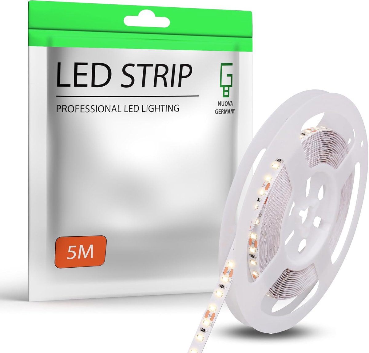 SnelShoppen - LED Strip 5 m Dimbaar SMD2835 120 LED/m 24V Koud Wit Natuur Warm Lichtband Interieur Decoratie IP20