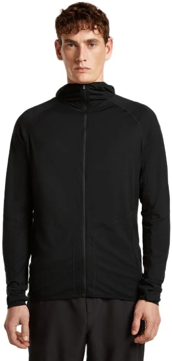 Icebreaker 150 Merinofine™ Ace Upf Sweatshirt Met Rits Zwart 2XL Man