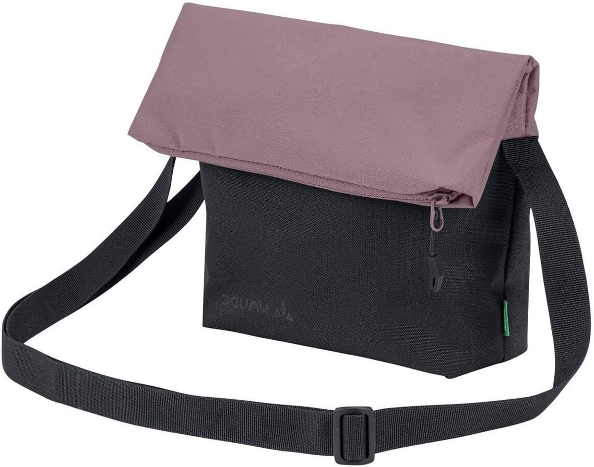 Schoudertas Vouwtas - Casual Tas - Dagelijks Gebruik - Gemaakt van Gerecycled Materiaal - 3 Liter - Zwart Paarse