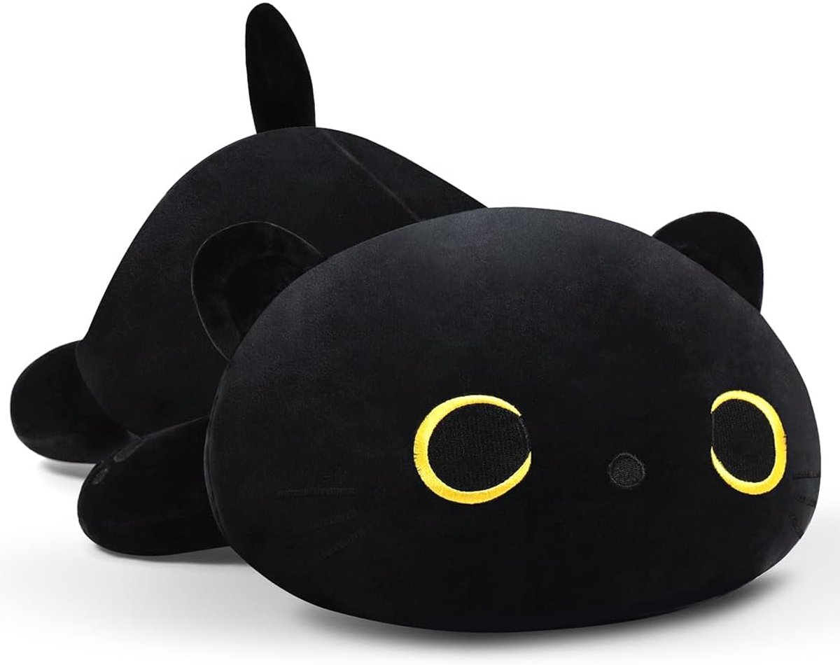 30cm Leuke kat, duivel, pluche knuffelkussen, knuffels, speelgoed, Kawaii pluche speelgoed, superzacht cartoon-sierkussen voor meisjes en jongens, cadeau voor verjaardag