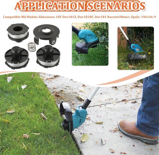 Spoelen voor Makita 196146-9/195858-1 (6 spoelen + 2 doppen + 2 veren) — afbeelding 5