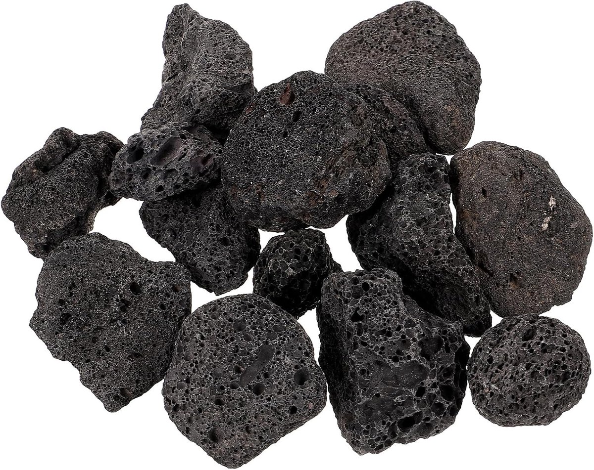 SnelShoppen - Aquarium Landscaping Steen - Vulkanische Stenen Onderwater Lava Steen Ornament - Natuurlijke Vulkanische Steen - Decoratie voor Planten,