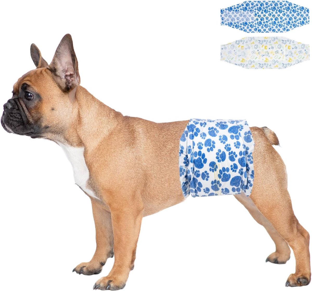 Luiers voor mannen, 20 stuks, nattigheidsindicator, reu hondenwraps