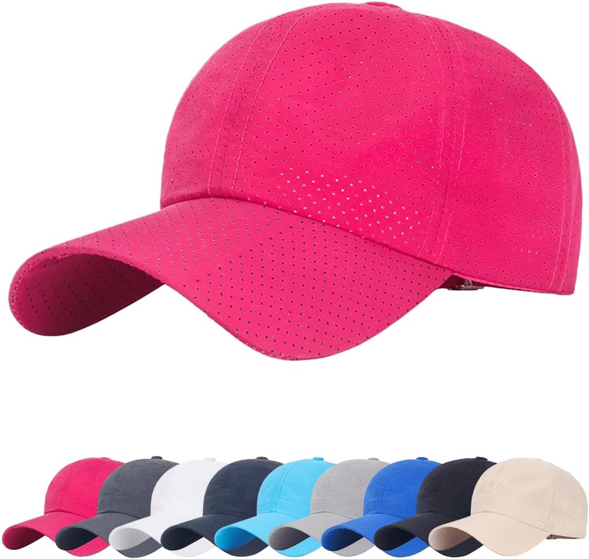 Honkbalpet voor dames, zomermuts, heren, basecap, sportpet, hoed