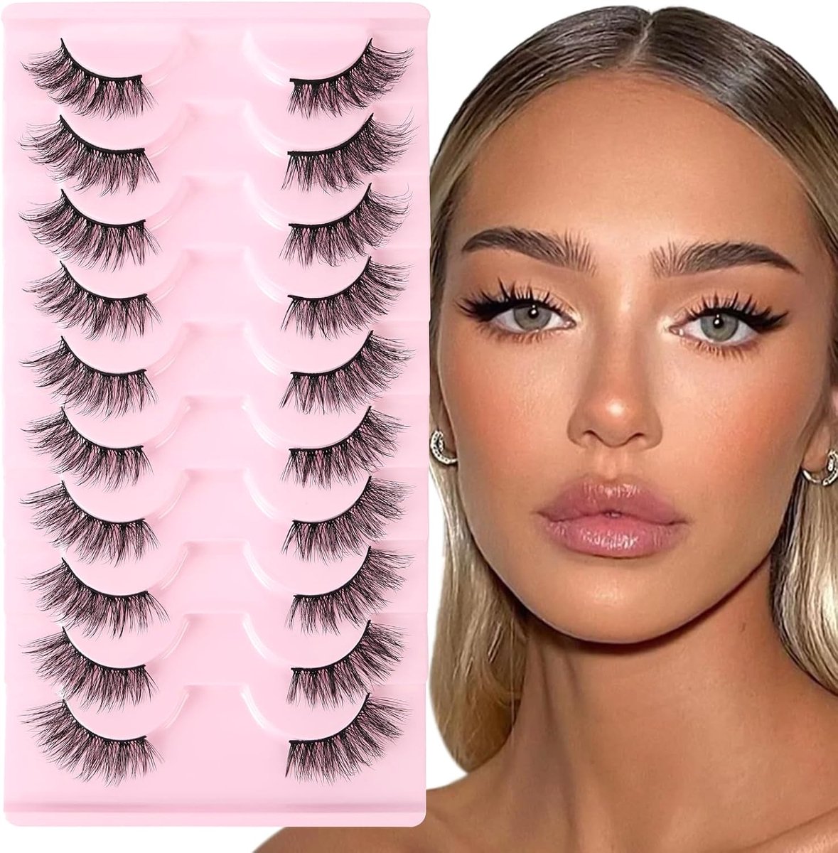 3D Volume Band Wimperverlenging, set, doe-het-zelf clusterwimpers