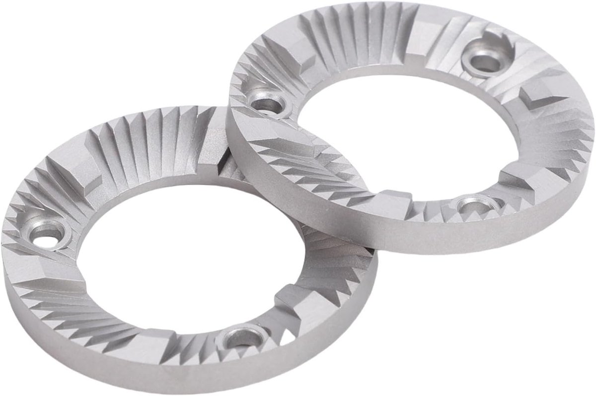 Koffiemolen Burr Set, 40 Mm Platte Bramen, Roestvrijstalen Espressomolen Vervangende Bramen voor Espresso Koffiemolen die Machine Braamfreesonderdelen Maakt