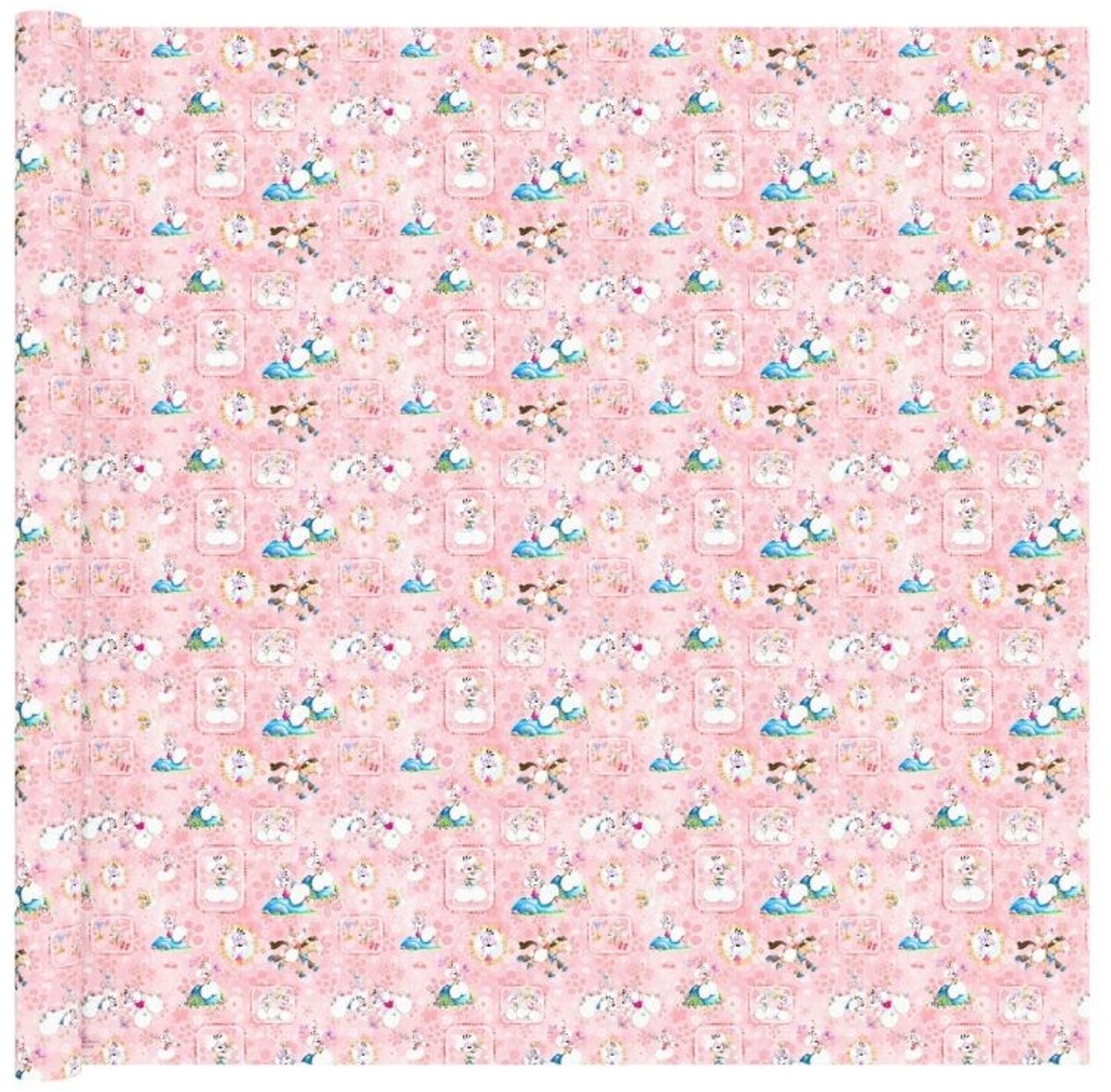 Diddl - Kaftpapier - Roze 2 vellen - 70x100 cm - Diddlina in roze