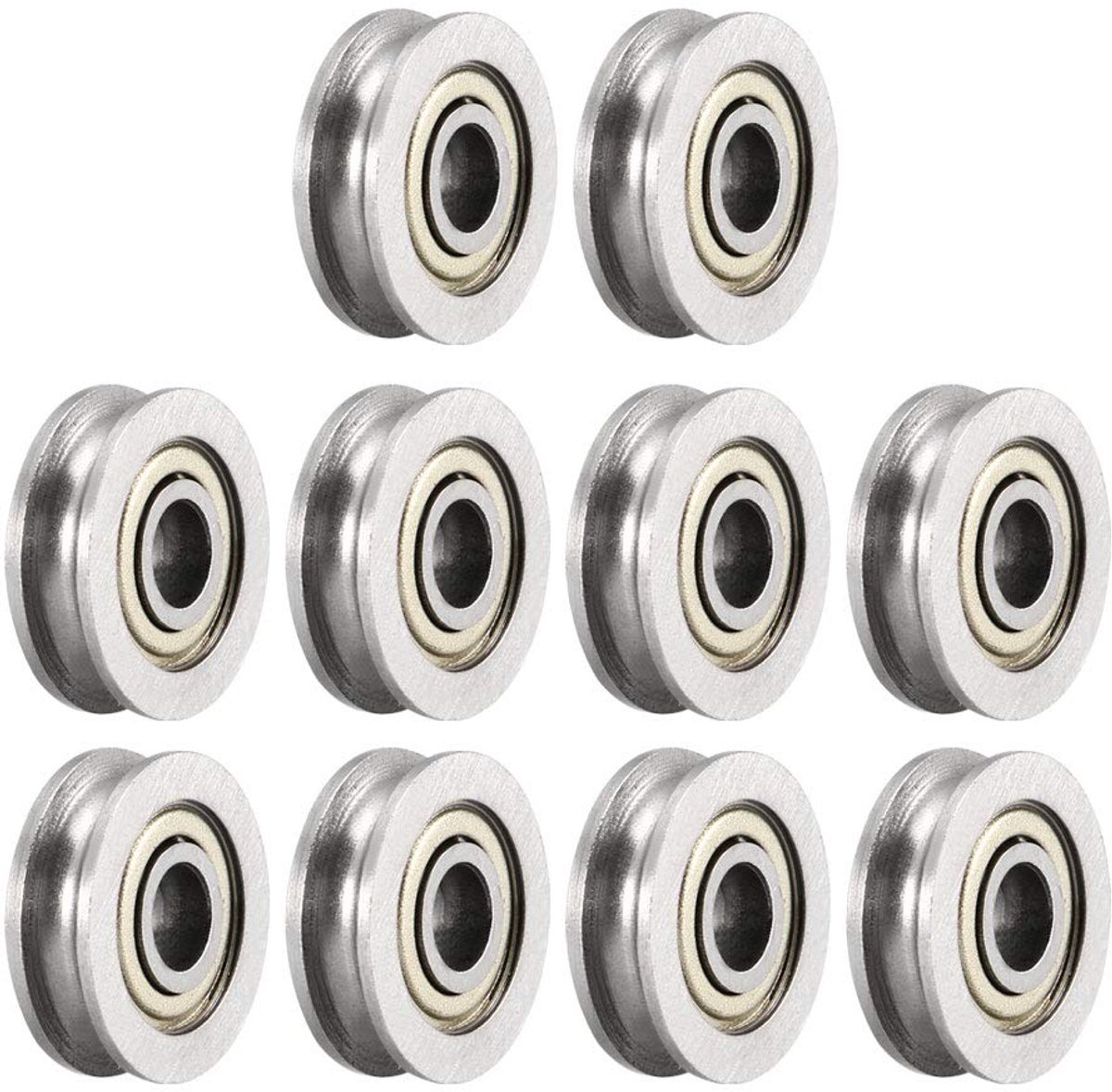 Lagers 4mmx13mmx4mm dubbel metaal afgeschermd koolstofstaal lagers