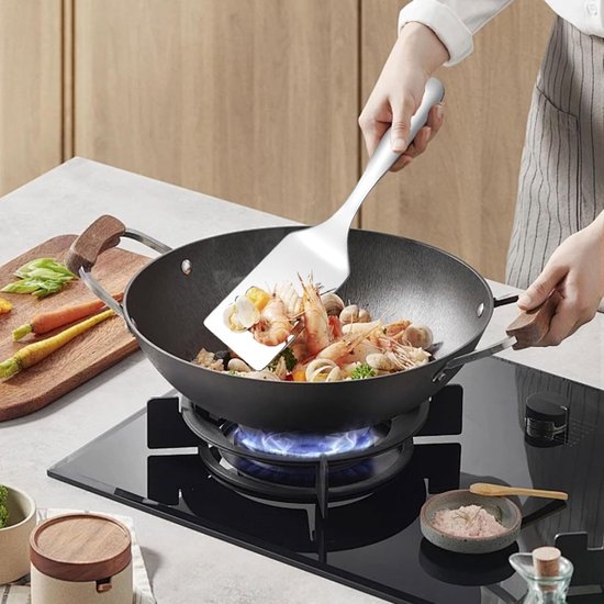 Spatels, pannenspatel, grillspatel roestvrij staal, spatel — afbeelding 4