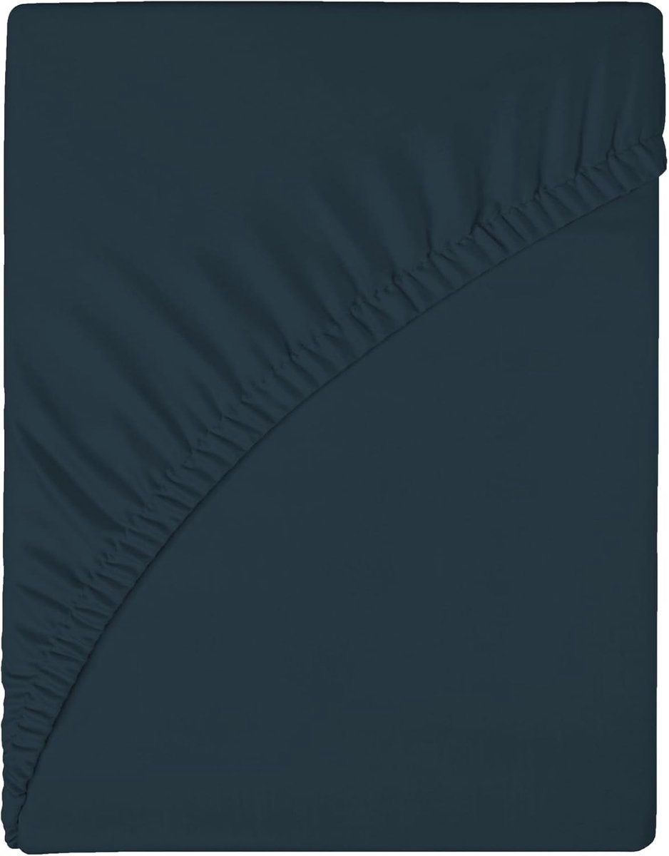 wyewye Hoeslaken voor 160 x 200 x 25 cm, microvezelstof, krimpt en