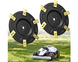 2 maaischijven 12 messen compatibel met Mammotion Luba 1 Awd en Luba