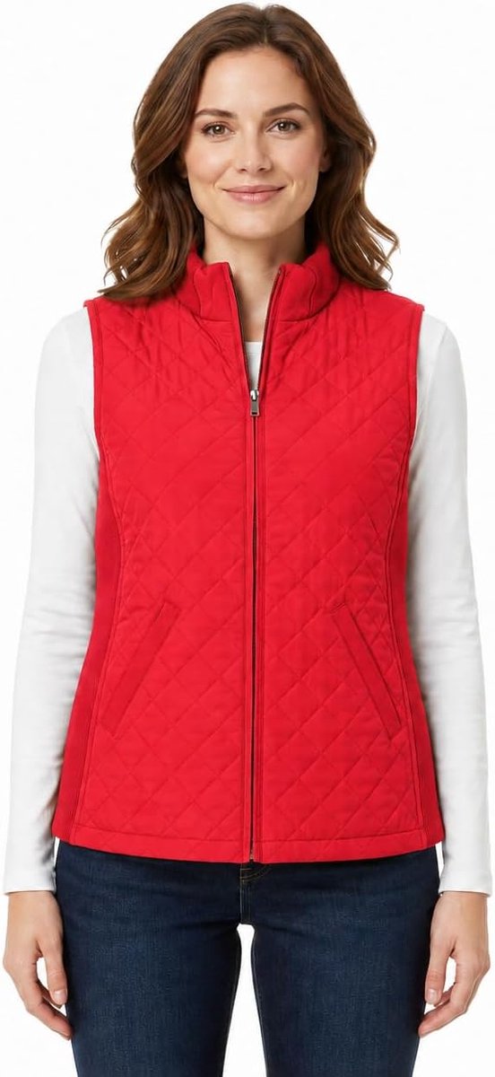 Dames Quilted Casual Gilet: Lichtgewicht Opvouwbaar Mouwloos Jack Bodywamer