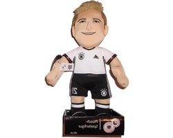 Spelerpop Marco Reus - Voetbalfiguur Stoffen pop - Voetbalfans verzamelen - Officiële DFB licentie - 25 cm - Geel